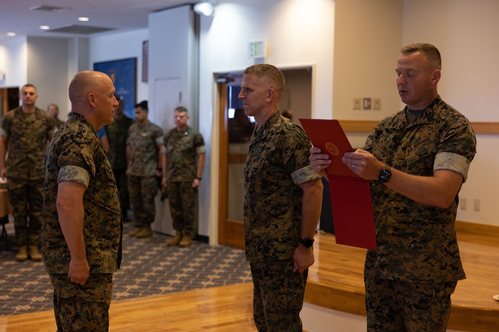 4th Marine Regiment Changes Command