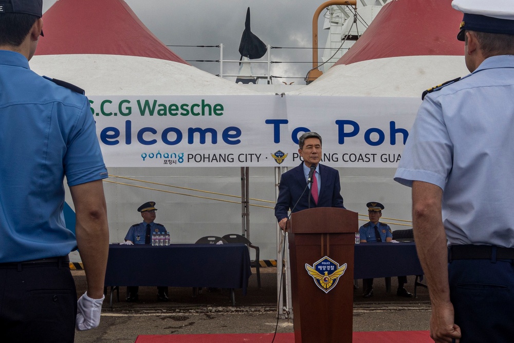 Pohang welcomes USCGC Waesche