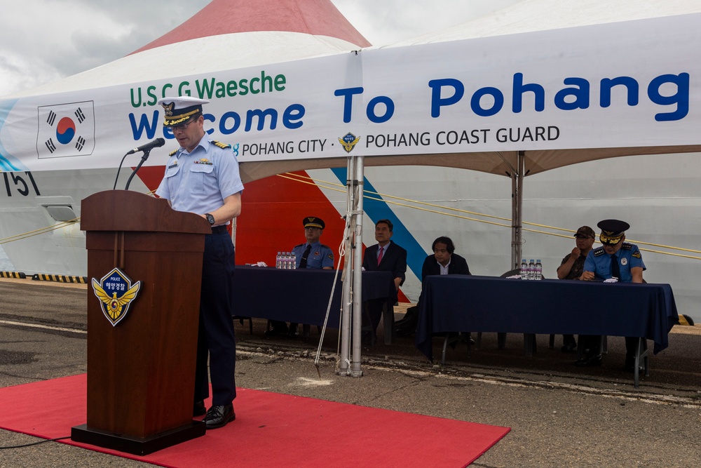 Pohang welcomes USCGC Waesche