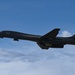A 37th Expeditionary Bomb Squadron B-1B Lancer takes off at Andersen Air Force Base during BTF 24-6