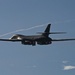 A 37th Expeditionary Bomb Squadron B-1B Lancer takes off at Andersen Air Force Base during BTF 24-6