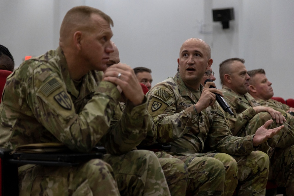 Task Force Spartan Senior Enlisted Forum May 2024