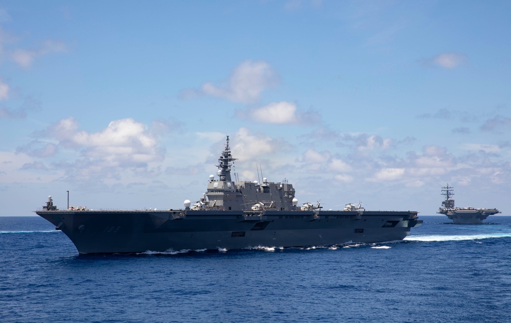 DVIDS - Images - Reagan Carrier Strike Group, USS Blue Ridge, and JMSDF ...