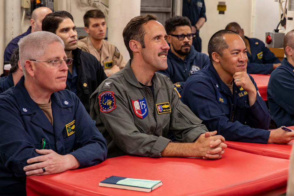 USS Ralph Johnson Conducts Flight Operations