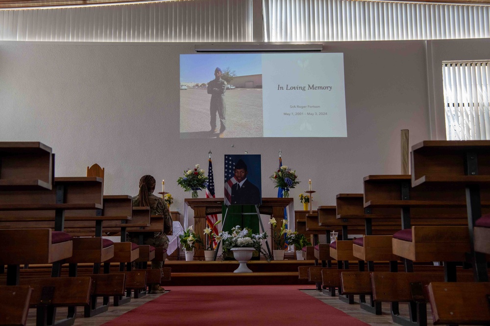 Kaiserslautern Military Community honors life of SrA Fortson during memorial service