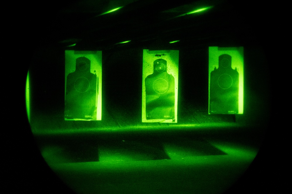 Security Forces Night Firing Qualification Course