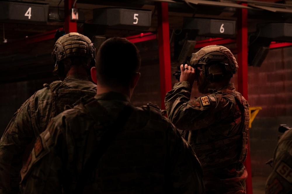 Security Forces Night Firing Qualification Course