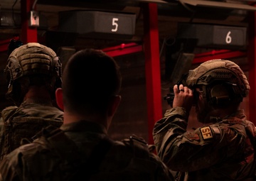 Security Forces Night Firing Qualification Course
