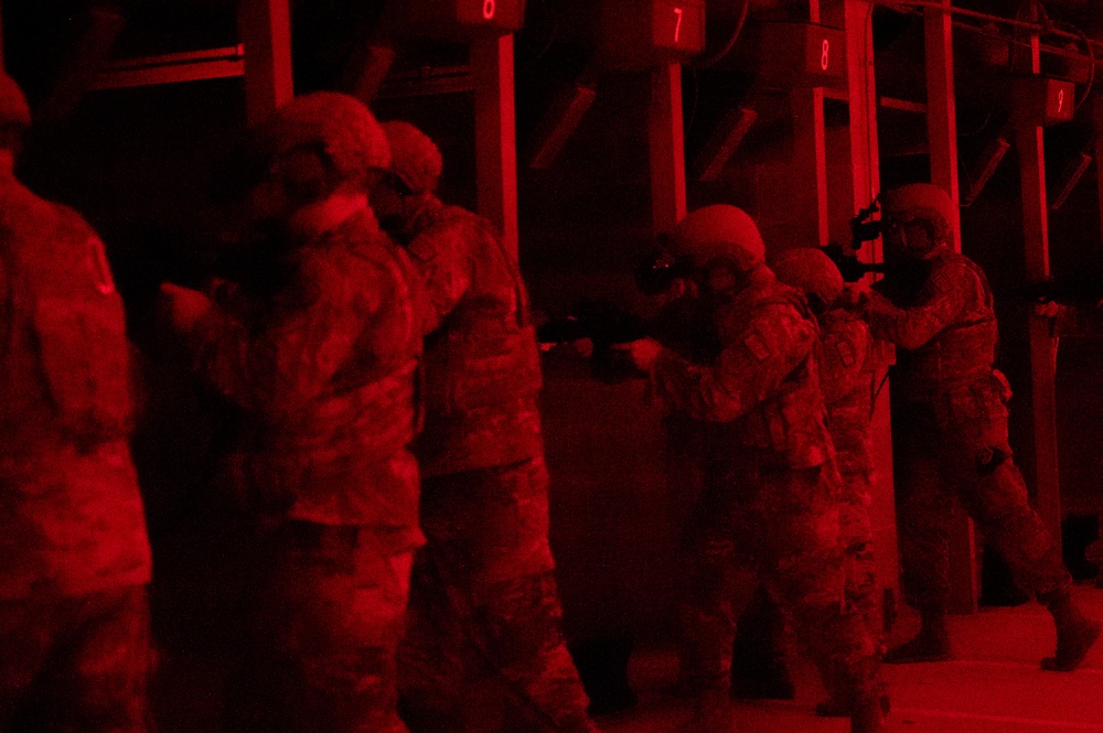 Security Forces Night Firing Qualification Course