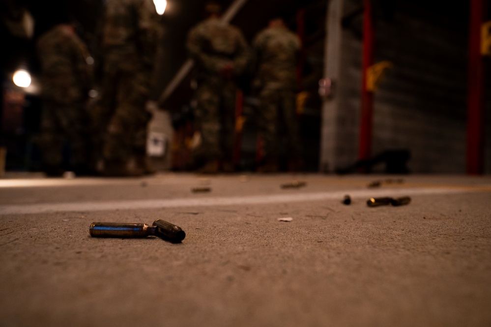 Security Forces Night Firing Qualification Course