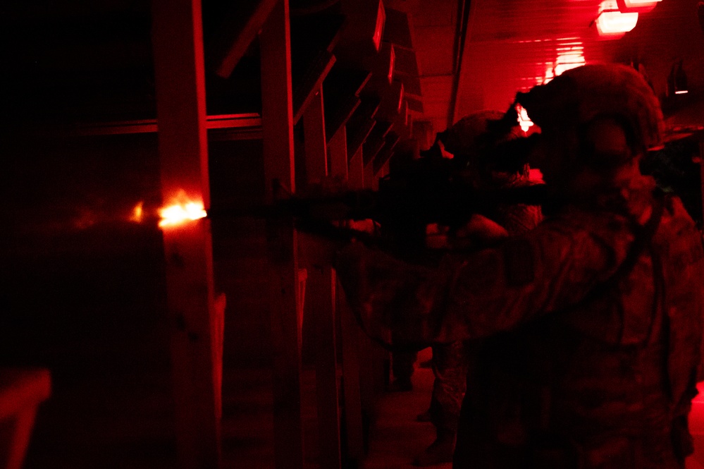 Security Forces Night Firing Qualification Course