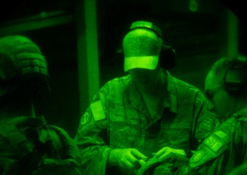 Security Forces Night Firing Qualification Course