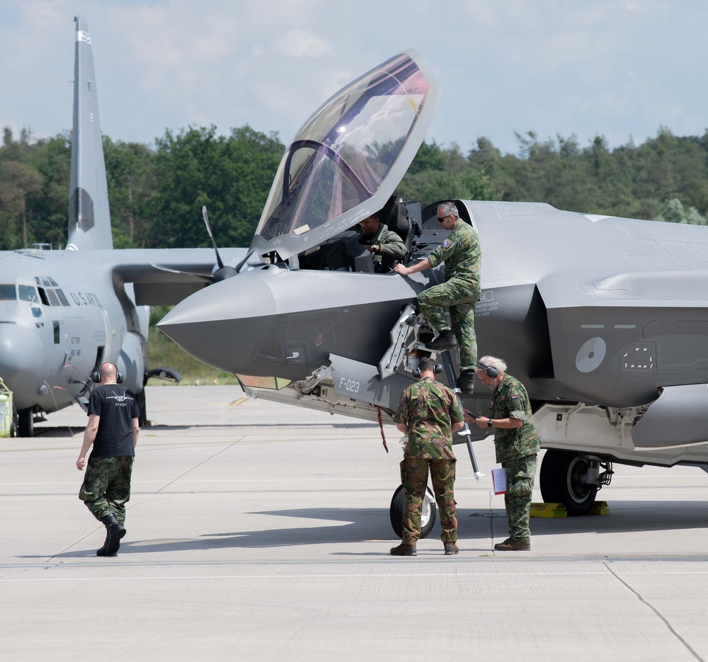 USAFE hosts first-ever basic fighter maneuver exercise at Ramstein