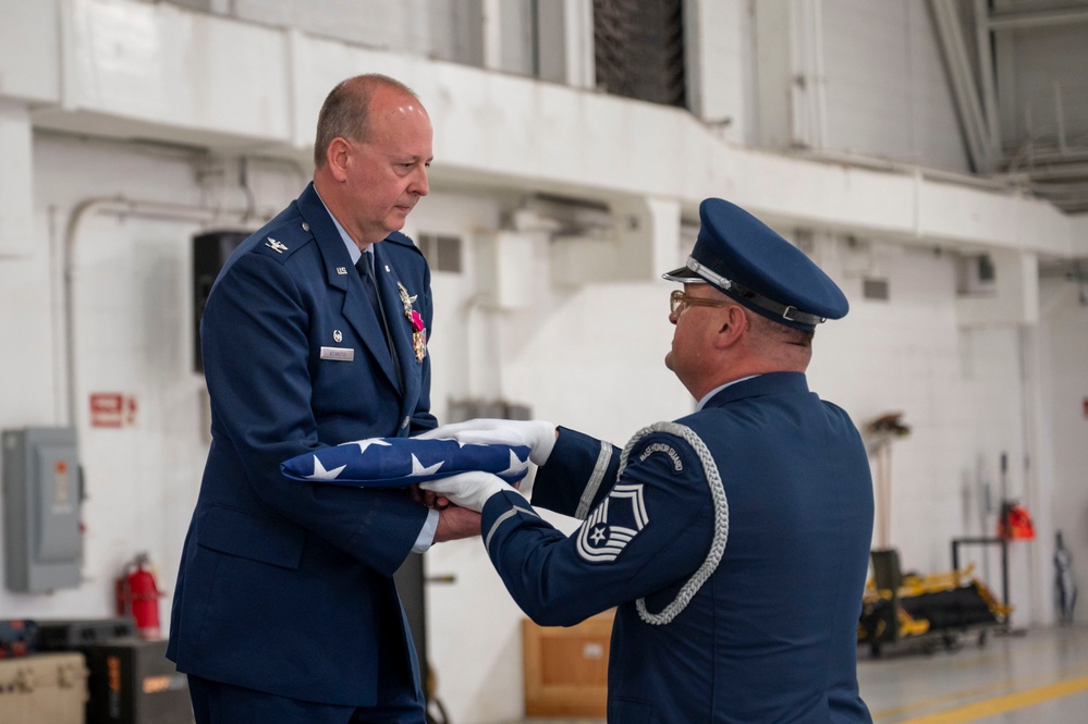 U.S. Air Force Col. Michael Adamitis retires from the New York Air National Guard