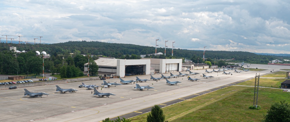 DVIDS - Images - USAFE hosts first-ever basic fighter maneuver exercise ...