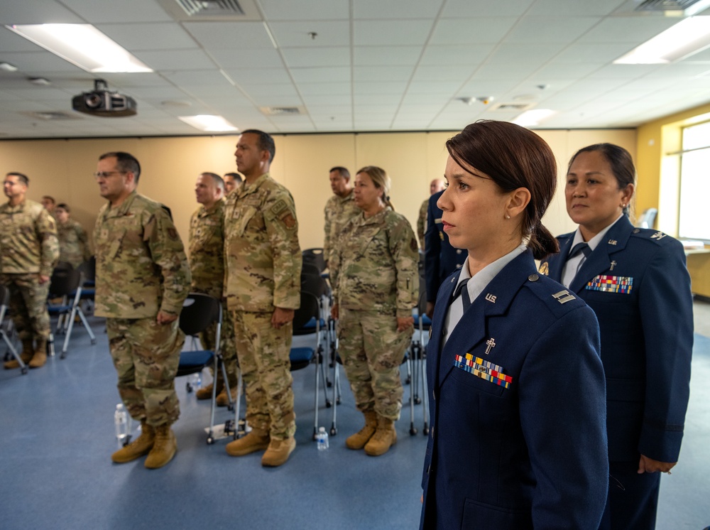 Chaplain Alvarez Promotion and Award Ceremony