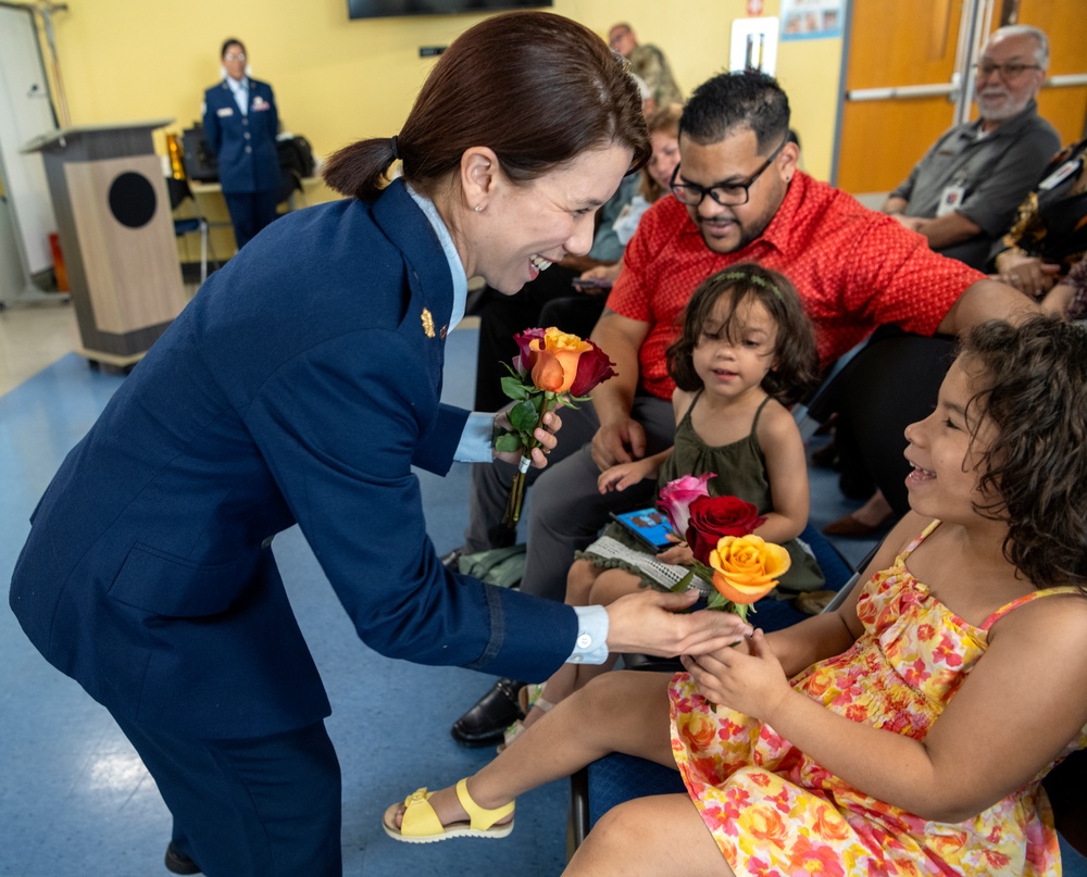 Chaplain Alvarez Promotion and Award Ceremony