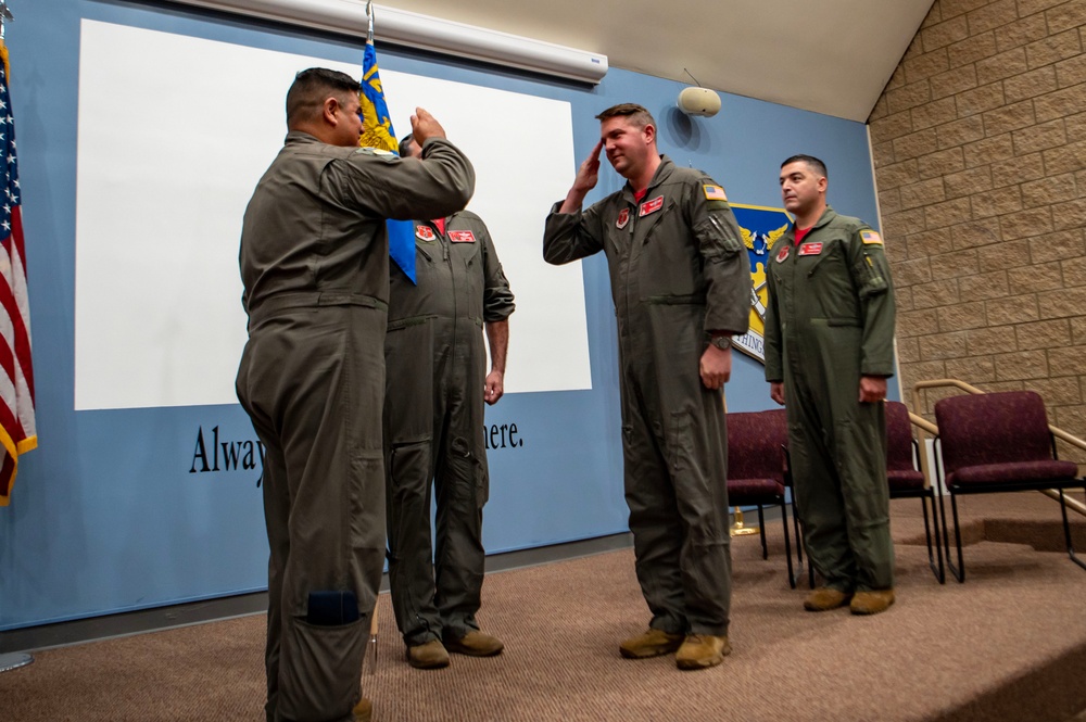 Nappo assumes command of 121st Air Refueling Squadron