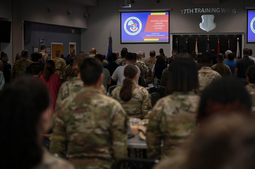 Airman Leadership School Class 24-C Graduation