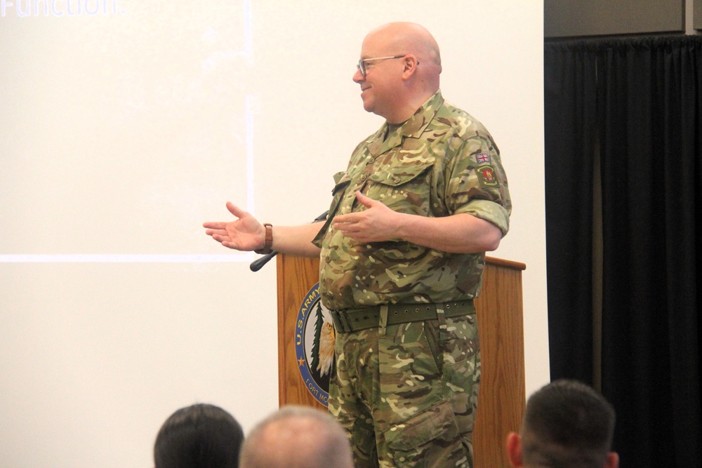 British Army staff officer visits Fort McCoy to bolster U.S., U.K. interoperability