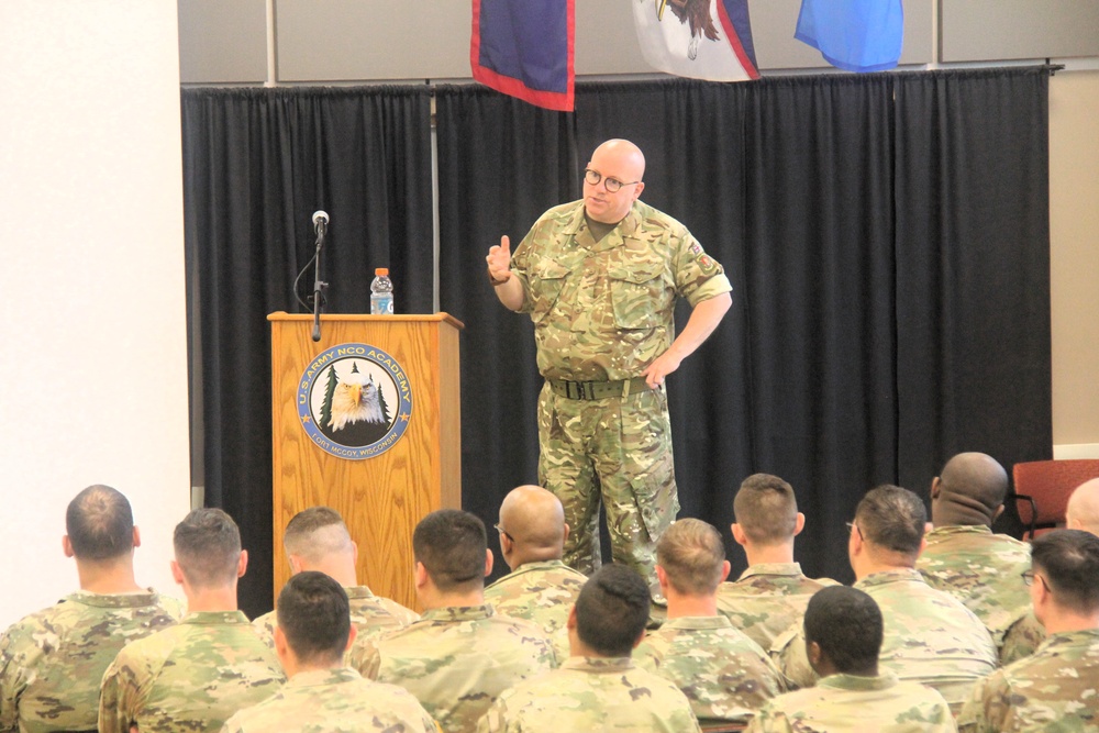 British Army staff officer visits Fort McCoy to bolster U.S., U.K. interoperability