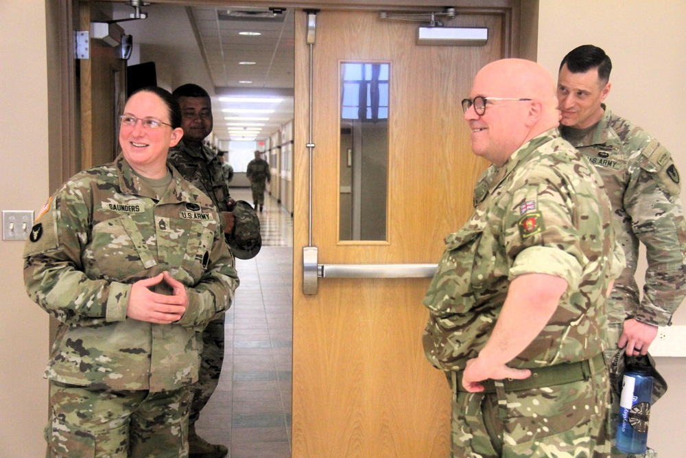 British Army staff officer visits Fort McCoy to bolster U.S., U.K. interoperability