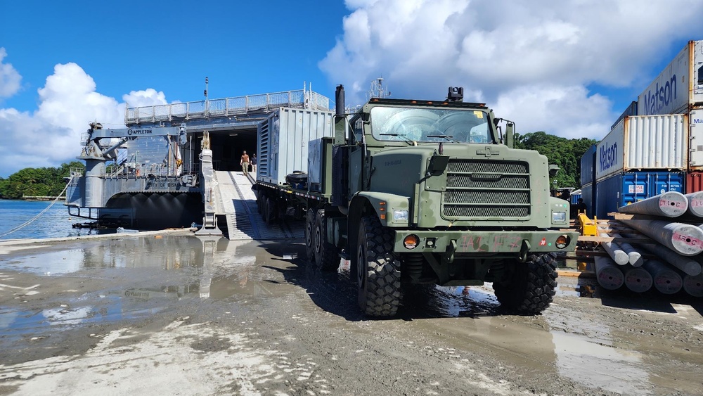 Underwater Construction Team Two participates in operation Valiant Shield 2024 in Malakal Port, Palau