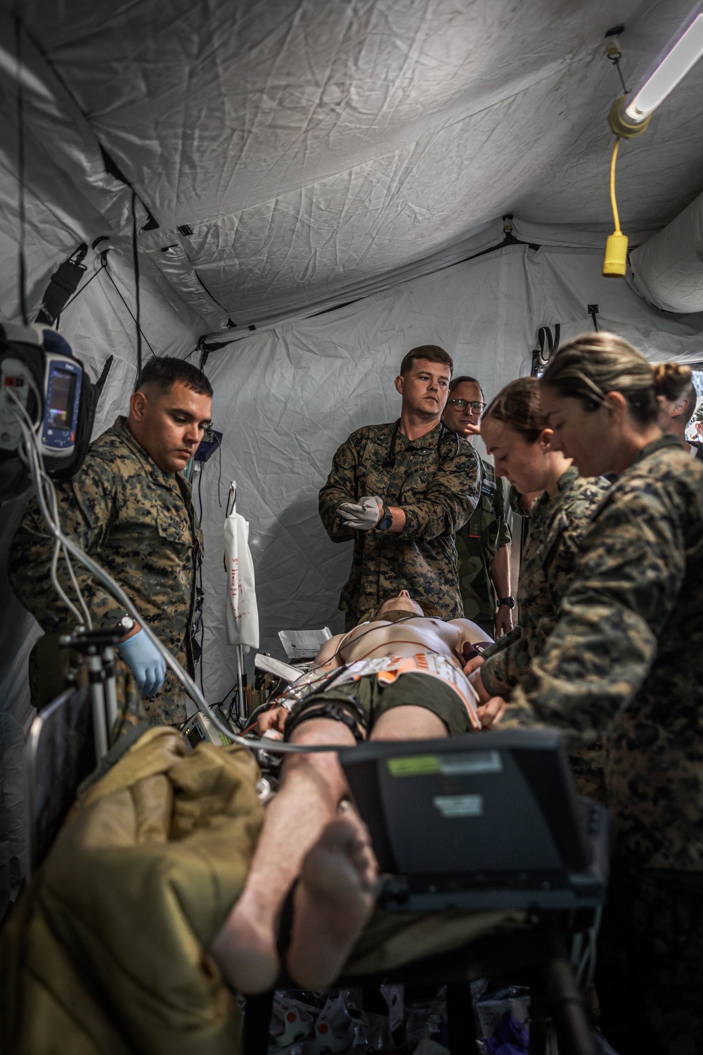 CLB-8 Demonstrates Medical Evacuation to Swedish Forces