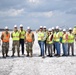 USACE Jacksonville District, South Florida EAA Project team pose with CSM Douglas Galick during his visit