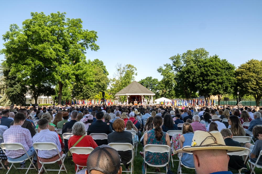 Deputy Secretary Hicks speaks at Army War College Commencement