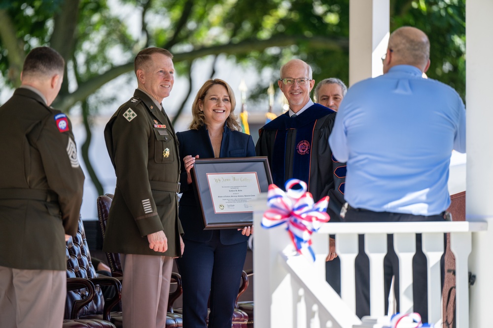 Deputy Secretary Hicks speaks at Army War College Commencement