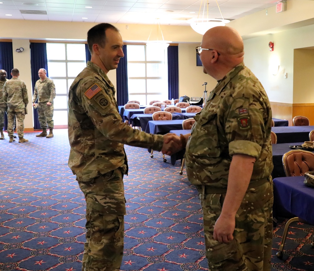 British Army staff officer visits Fort McCoy to bolster U.S., U.K. interoperability