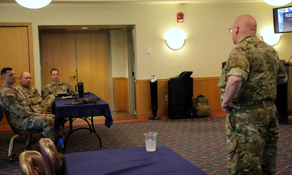 British Army staff officer visits Fort McCoy to bolster U.S., U.K. interoperability