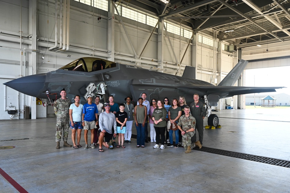 Eglin Elementary teachers visit 33rd Fighter Wing