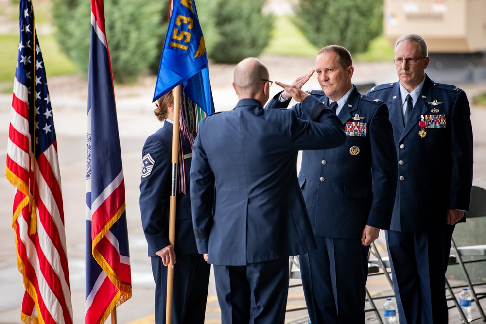 153rd Airlift Wing Welcomes New Commander