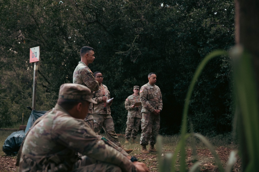 U.S. Army Pacific Best Squad Competition Night Land Navigation Course