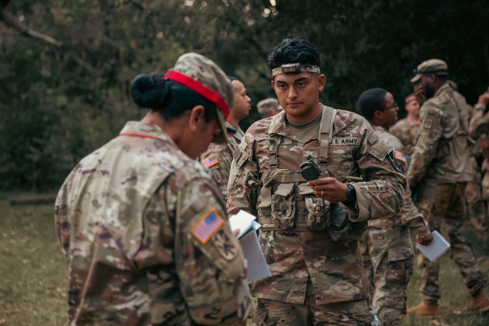 U.S. Army Pacific Best Squad Competition Night Land Navigation Course