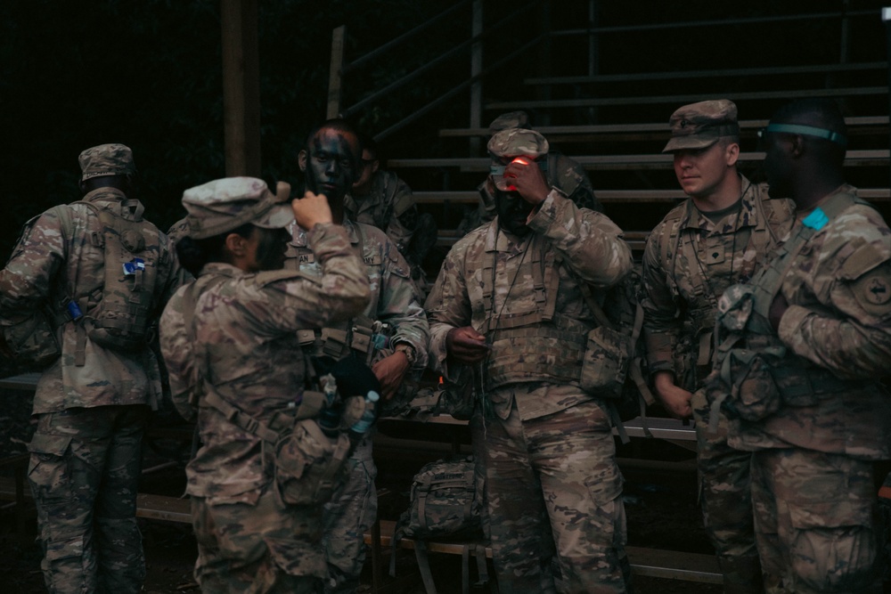 U.S. Army Pacific Best Squad Competition Night Land Navigation Course