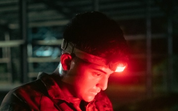 U.S. Army Pacific Best Squad Competition Night Land Navigation Course