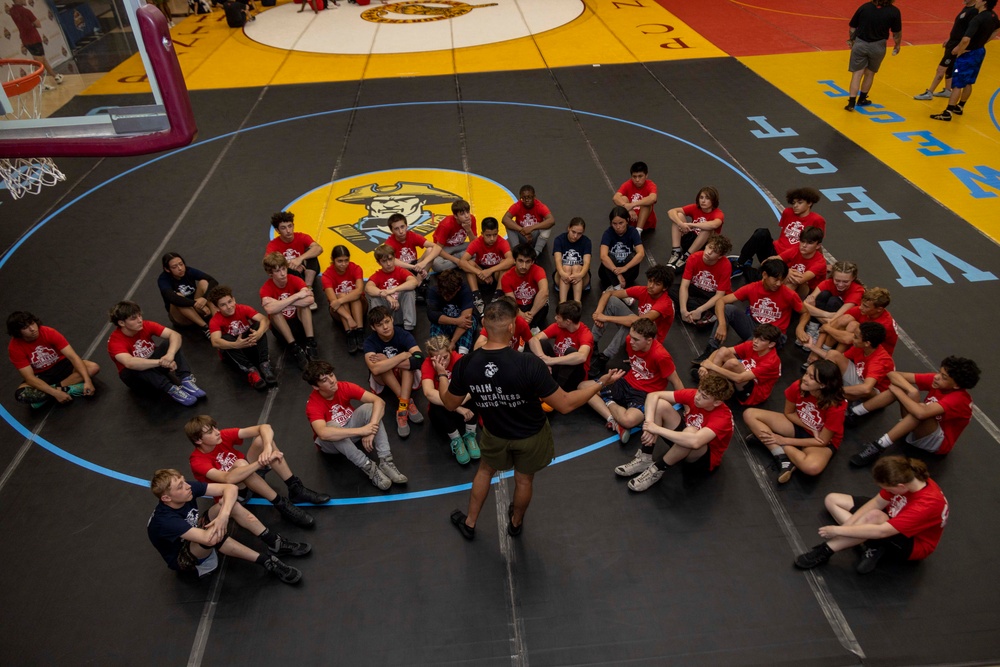 RS OKC and USMC SLA host wrestling camp