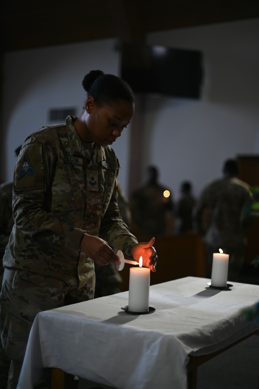 Senior Airman Roger Fortson Candlelight Vigil Held at VSFB