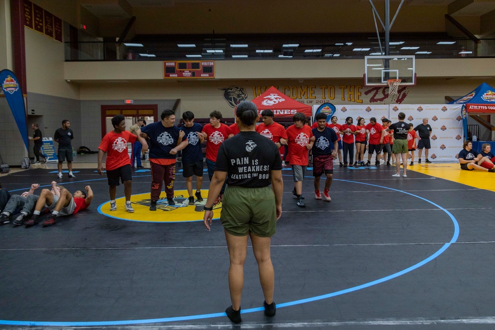 RS OKC and USMC SLA host wrestling camp