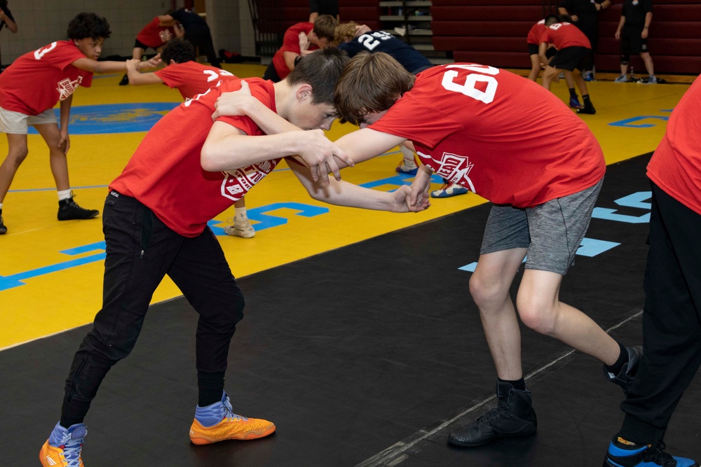 RS OKC and USMC SLA host wrestling camp