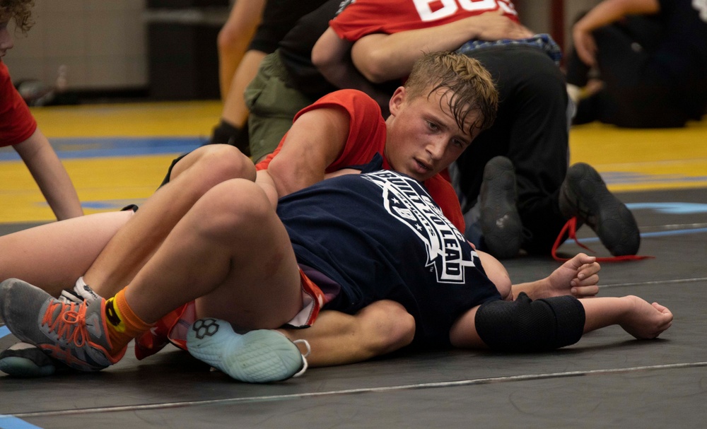 RS OKC and USMC SLA host wrestling camp