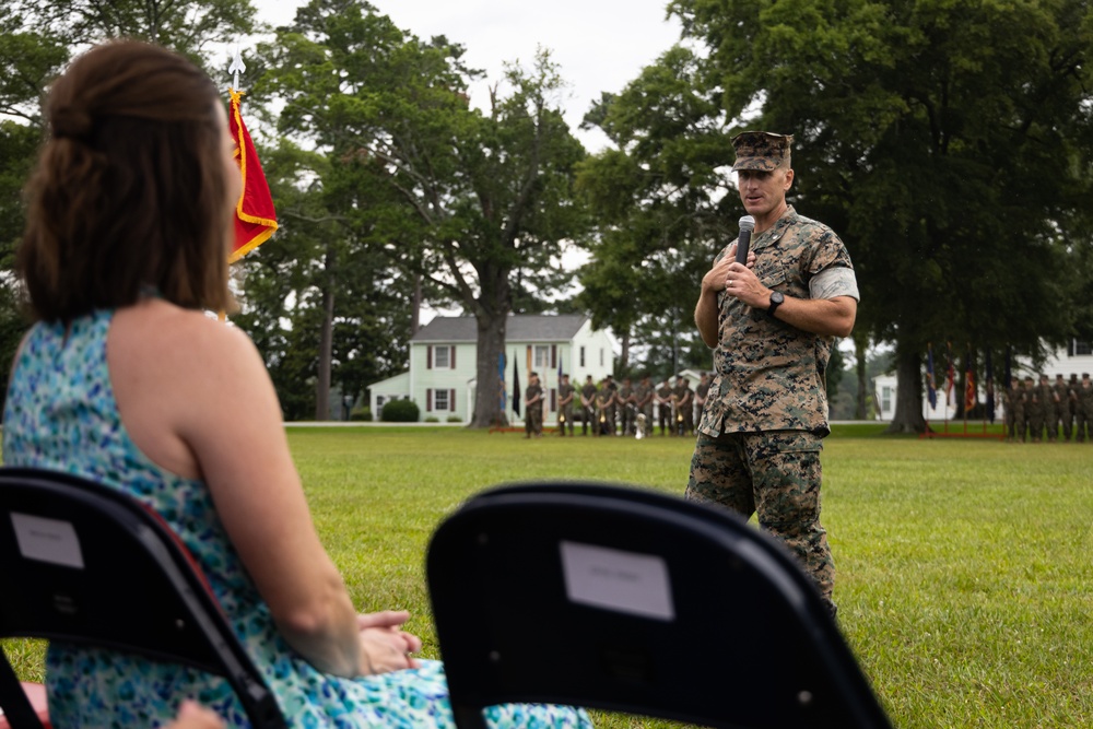 II MSB Change of Command Ceremony