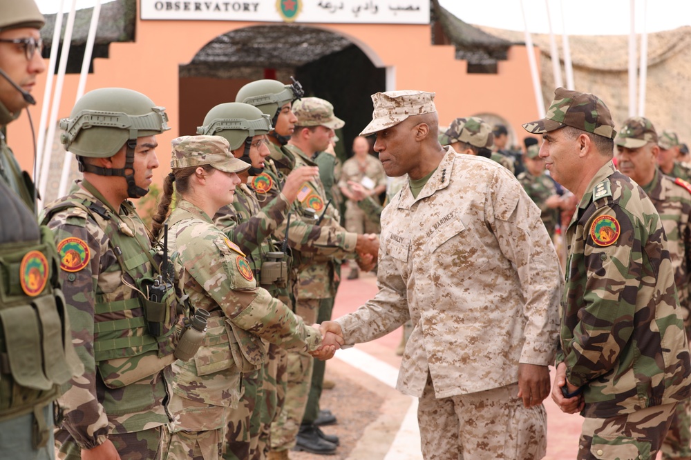 US and Moroccan Militaries Execute Brigade-Level Live Fire Exercise During African Lion 24