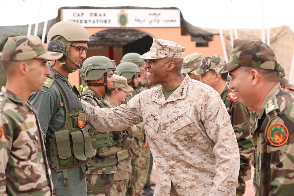 US and Moroccan Militaries Execute Brigade-Level Live Fire Exercise During African Lion 24