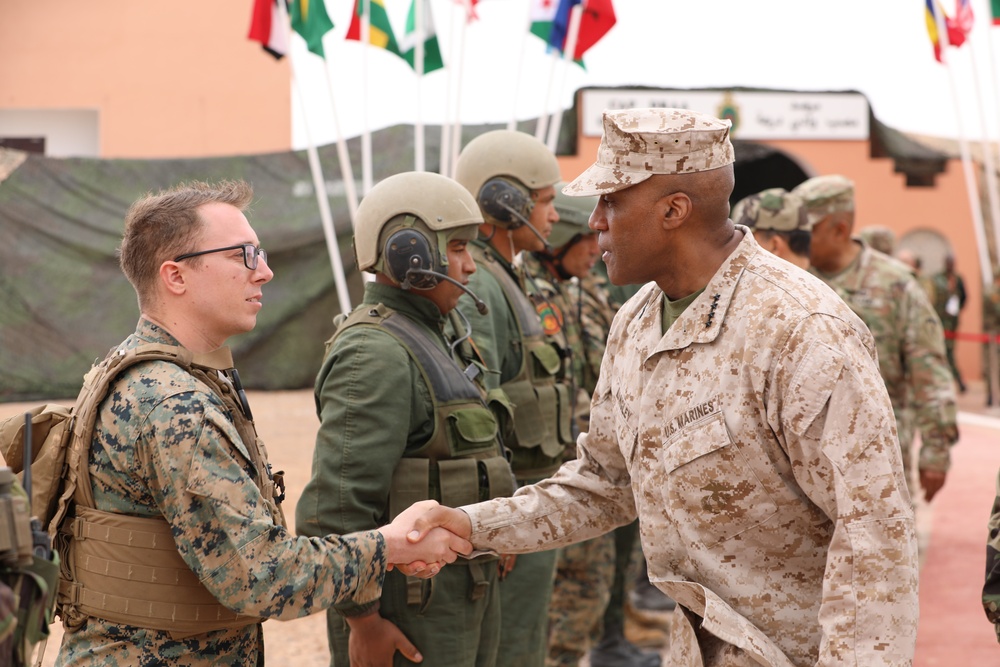 US and Moroccan Militaries Execute Brigade-Level Live Fire Exercise During African Lion 24