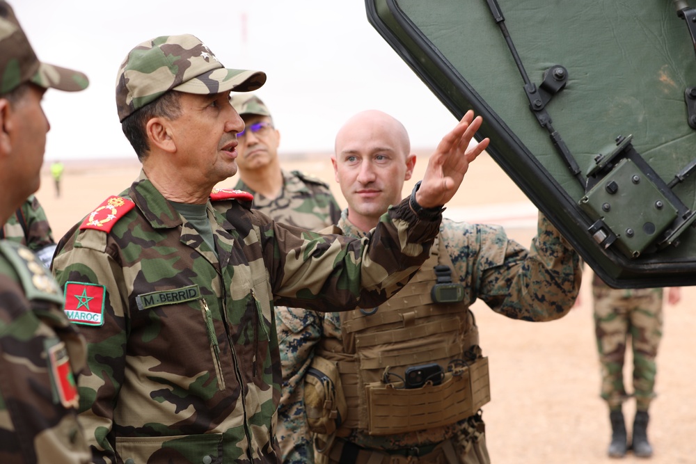 US and Moroccan Militaries Execute Brigade-Level Live Fire Exercise During African Lion 24