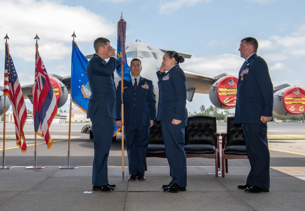 735 Air Mobility Squadron welcomes in-incoming commander at Change of Command ceremony